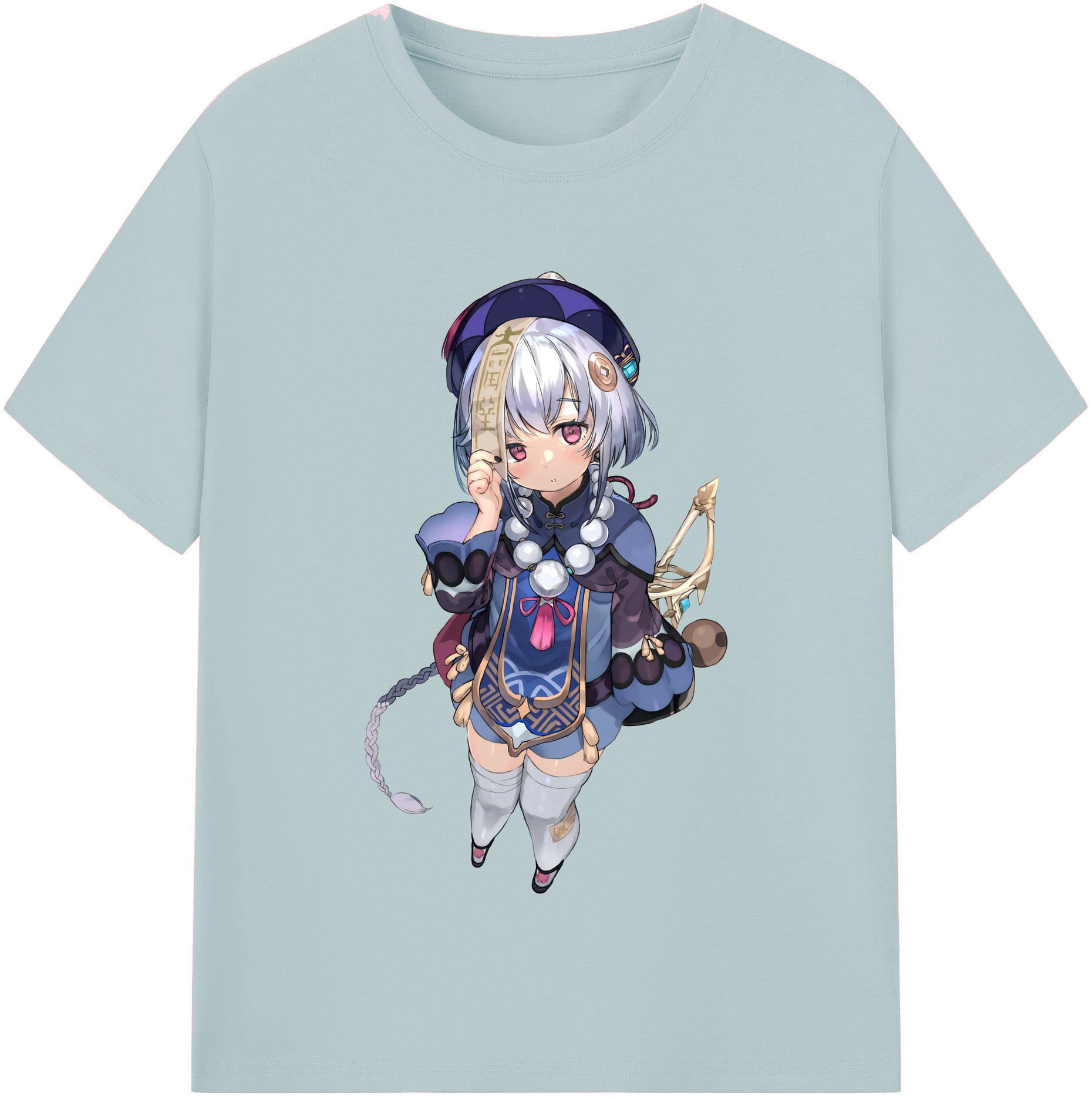 げんし神 七七 なな  genshin Nana 綿100％半袖Tシャツ（フロントプリント）